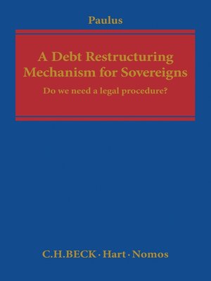 cover image of A Debt Restructuring Mechanism for Sovereigns